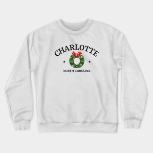 Charlotte, North Carolina Christmas Crewneck Sweatshirt